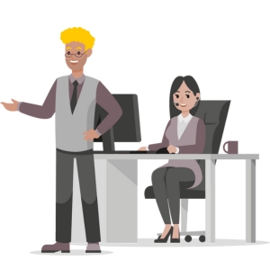 Illustration für die Berufsgruppe Verwaltung und Management